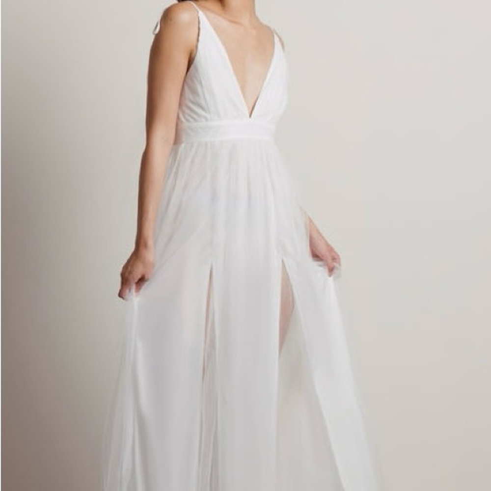 White Aline maxi dress